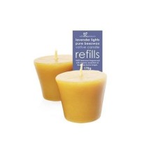 With Love Lavender Lights Pure Beeswax Votive Candle Refills