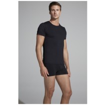 Boody Bamboo Ecowear Men's Crew Neck T-Shirt - Black