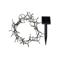 Solar Green Solar Fairy Lights - White