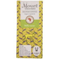 Monate Chocolate 78% Raw Cacao Bar 